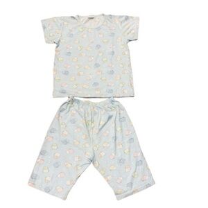 Sumikko Gurashi San-X Kids Pajama Set Short Sleeve top & Shorts 140cm Light Blue